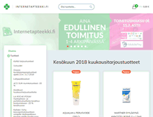 Tablet Screenshot of internetapteekki.fi